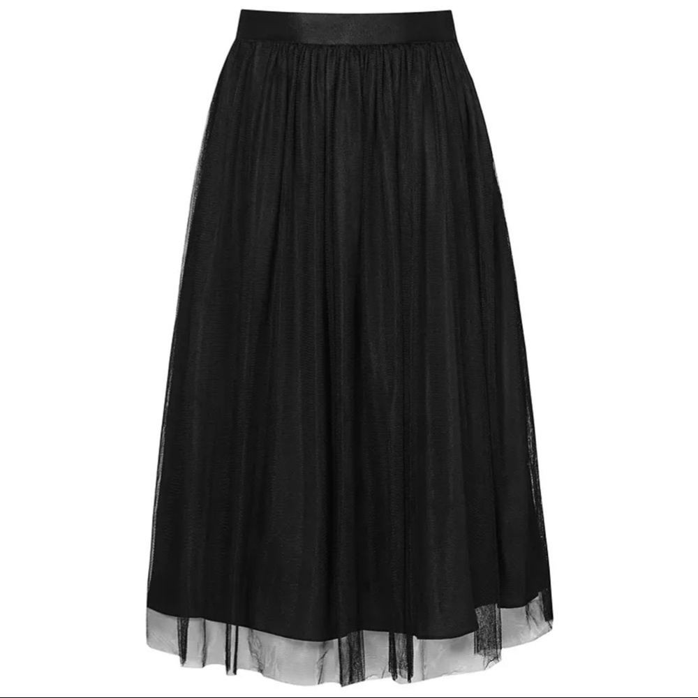 Reiss Crystal Tulle Midi Skirt, Size UK10 US6, Brand New
